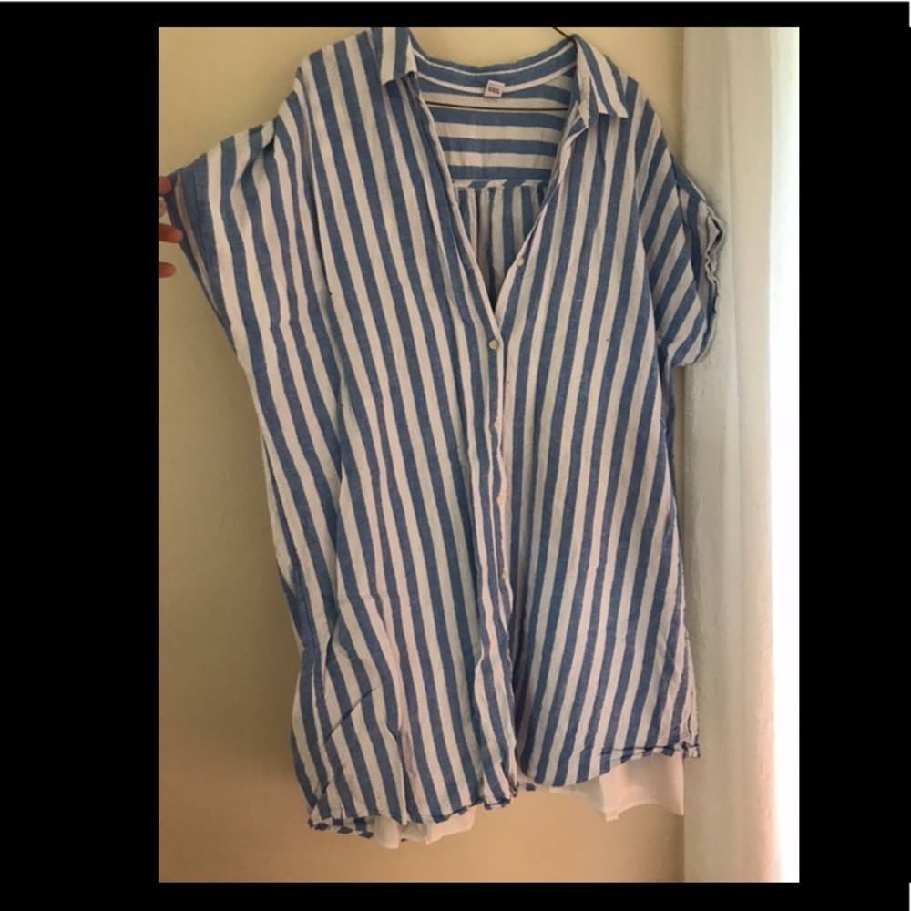 XXL Striped Beachy Dress